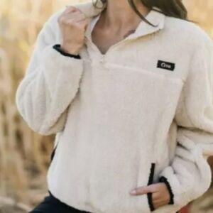 ZYIA Active 1/4 Zip Teddy Pullover